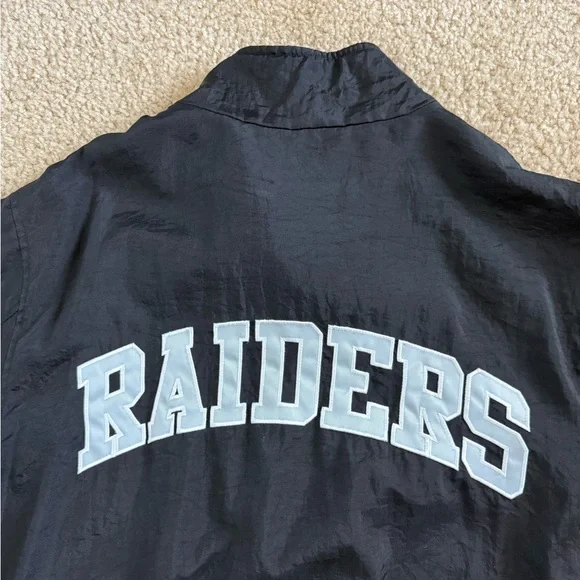Oakland Raiders Starter 1/4 Zip Jacket - Picture 13 of 13